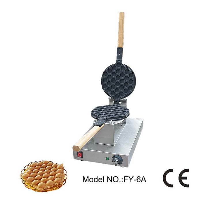 Bubble Waffle Maker Electric Commercial Egg Waffle Machine