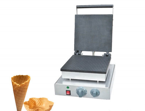 Waffle Cone Maker Commercial Stroopwafel Machine Single Plate