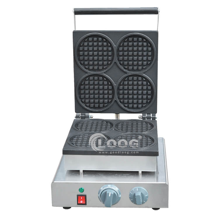 Waffle Maker Machine Round Shape Waffle Maker Commercial Grade