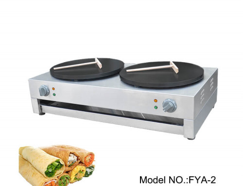 Commercial Crepe Makers Double Plate Crepe Making Machine