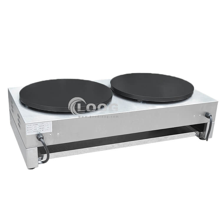 Commercial crepe makers double plate crepe making machine