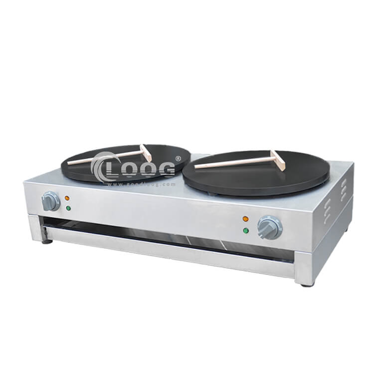 Commercial crepe makers double plate crepe making machine