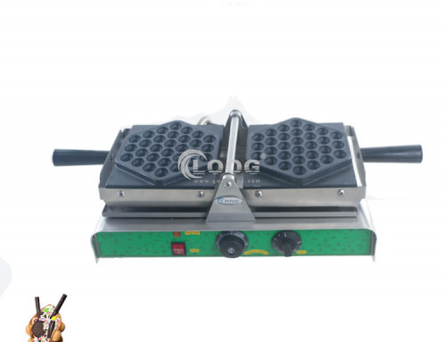 Egg waffle maker electric type commercial bubble waffle machine